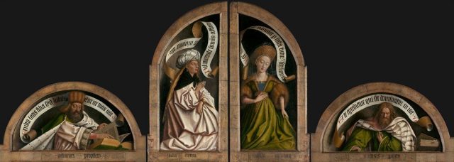 La Realizzazione A Quattro Mani Del Polittico Dell Agnello Mistico Di Hubert E Jan Van Eyck La Citta Immaginaria